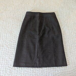 J. Crew Pencil Skirt, size 6, brown tweed